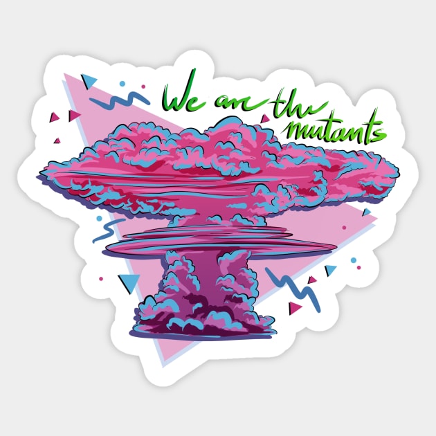 Pretty in Pink Fallout Sticker by WeAreTheMutants